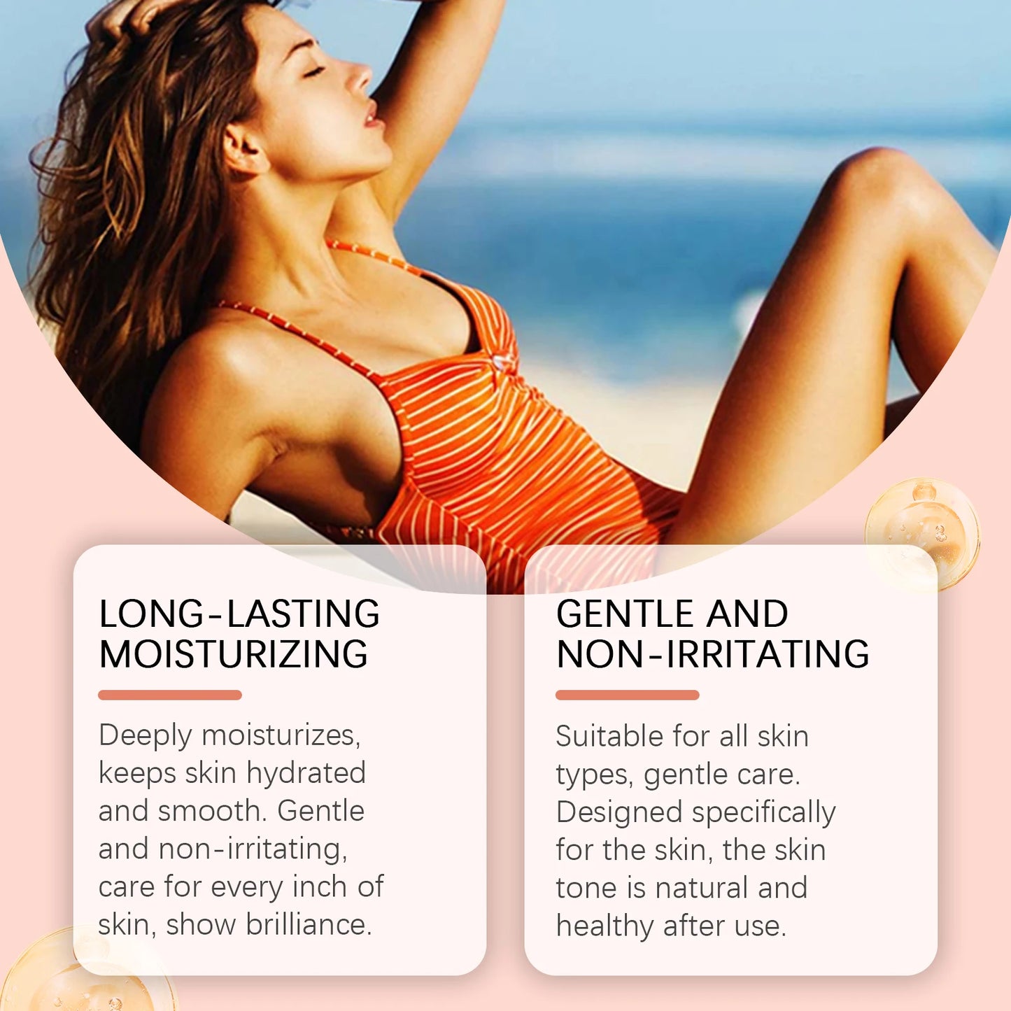 Self Tanning Drops Moisturizing Facial Tan Serum Relieve Dry Rough Prevent Sunburn Shine Brown Body Bronzer Tanning Accelerator